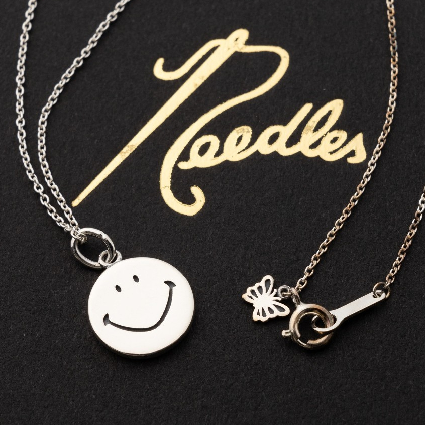 狼嚴選】 NEEDLES Pendant - 925 Silver (Smile) 微笑銀色項鍊| 蝦皮購物