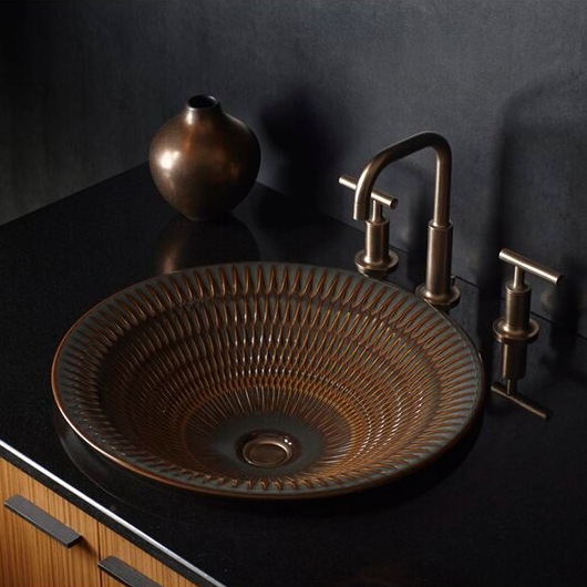 **現貨**KOHLER原廠 DERRING 圓形半崁藝術盆 (44.9 cm) K-17890-RL-RB2 | 蝦皮購物