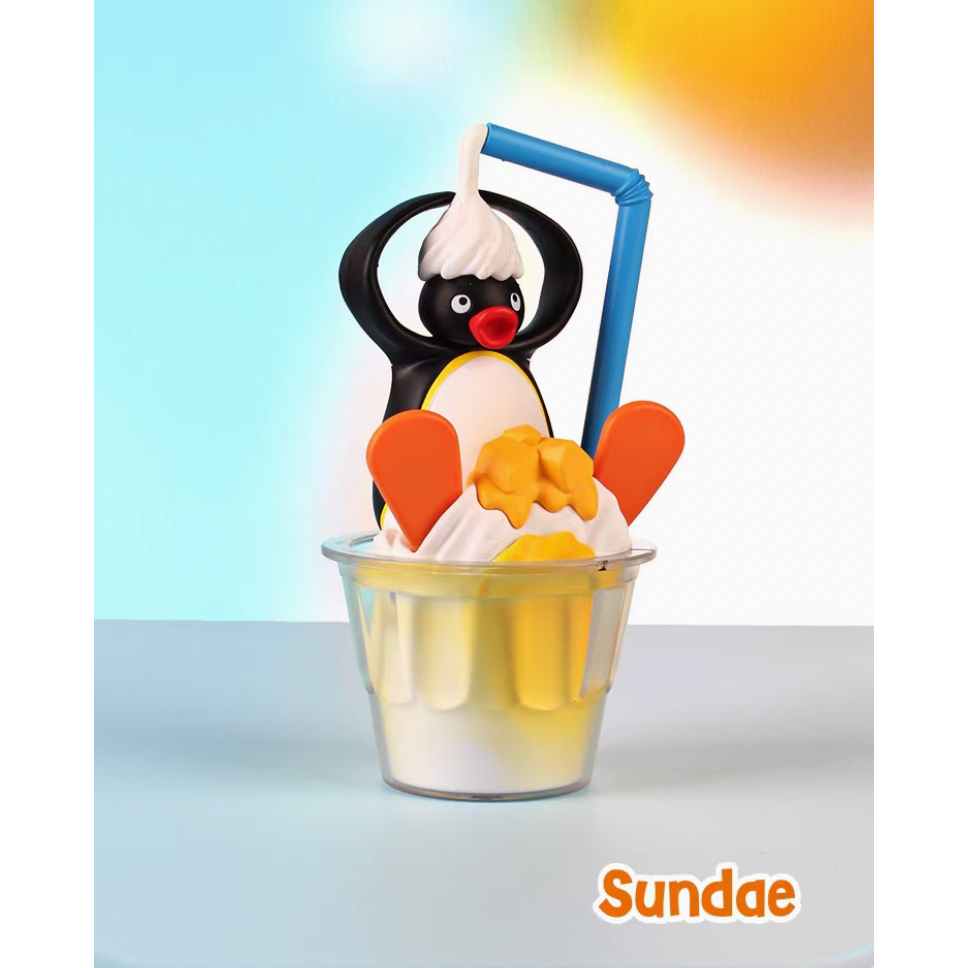 ⚡️PIKAPIKA⚡️正版X11 企鵝家族PINGU 貪吃的小鵝公仔盲盒甜點企鵝卡通周邊童年| 蝦皮購物