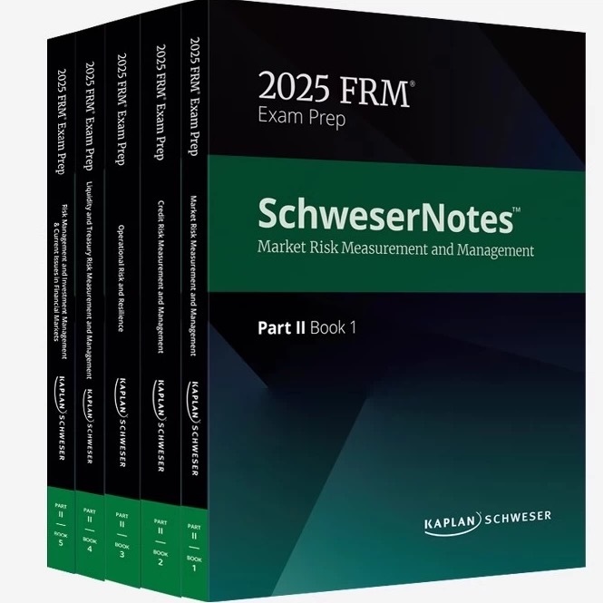 【有貨】2025年 Schweser FRM Notes備考筆記 part 1一級part 2二級教材配合Kaplan書 | 蝦皮購物