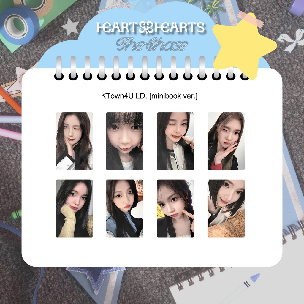 hearts2hearts 小卡」h2h專輯《the chase》小卡金主恩小卡鄭伊安小卡