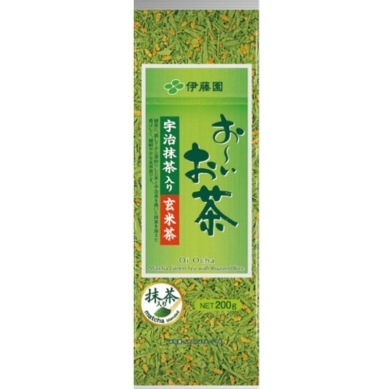 伊藤園〕即期おーいお茶宇治抹茶入り玄米茶200g 1袋| 蝦皮購物