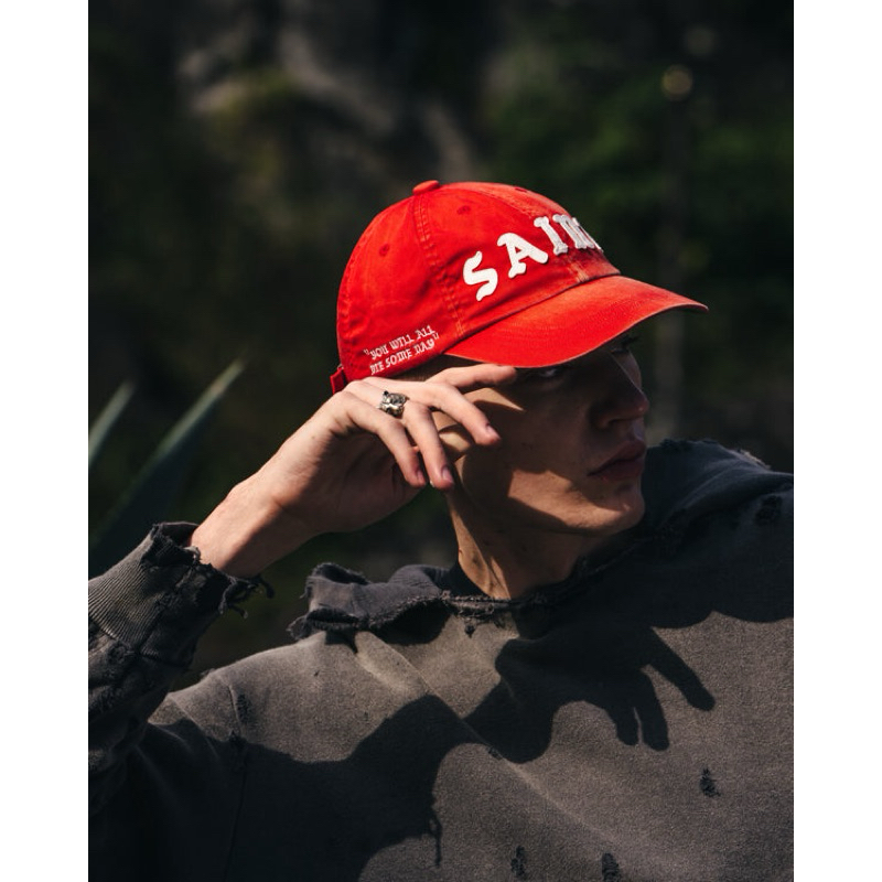 全新SAINT MICHAEL SAINT Mxxxxxx 6 PANEL CAP SAINT RED | 蝦皮購物
