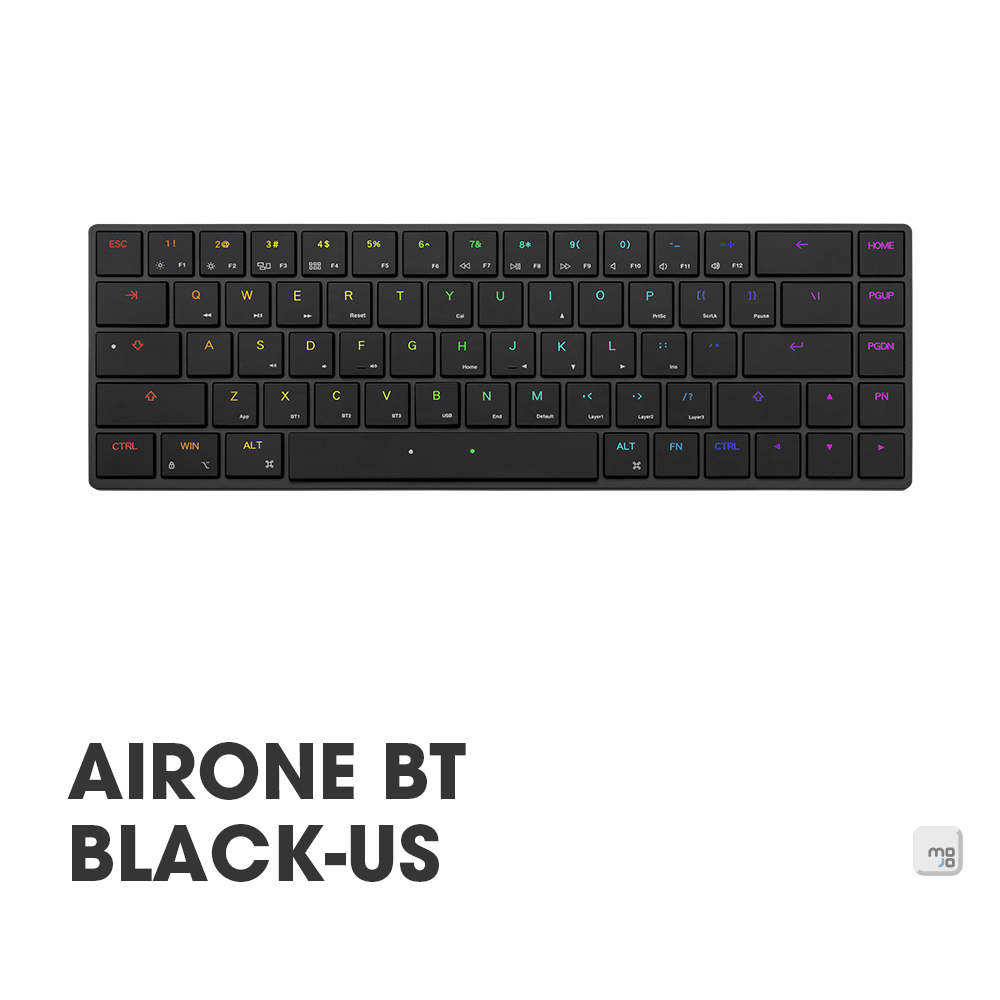 Mistel AIRONE BT RGB 黑色(Cherry MX ULP)機械鍵盤| 蝦皮購物