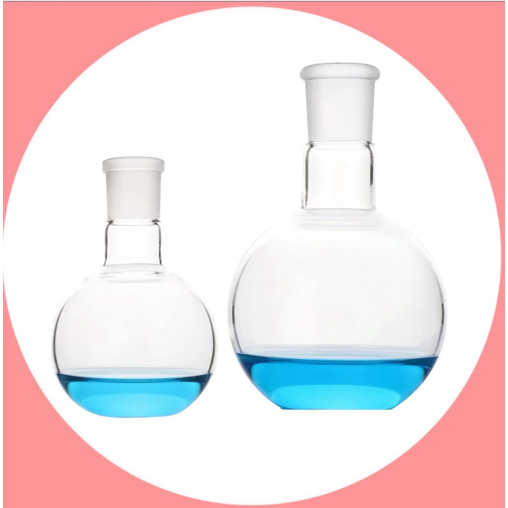 現貨｜快速出貨 平底燒瓶 50ml~1L 磨口平底燒瓶 蒸餾燒瓶 實驗器材 圓底燒瓶 | 蝦皮購物