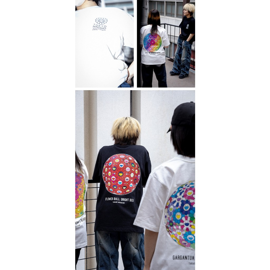 狼嚴選】TAKASHI MURAKAMI 村上隆Flower Ball Serries T-Shirt 花球短  