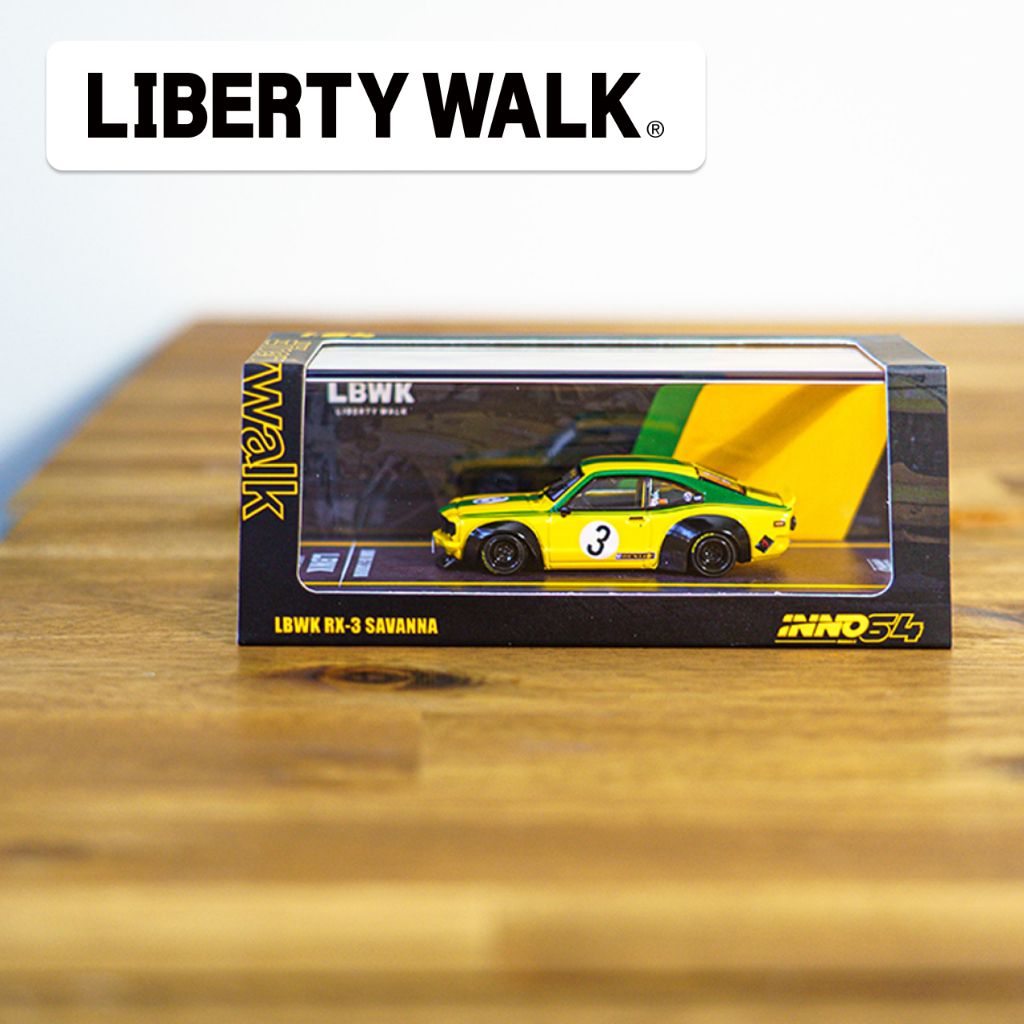 Liberty Walk LBWK INNO MODEL 1/64 LBWK RX3 Savanna 黃色款 | 蝦皮購物