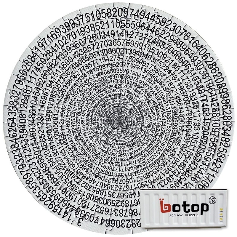 botop - 小貨櫃鐵盒迷你拼圖 160片拼圖-圓周率 16286 | 蝦皮購物