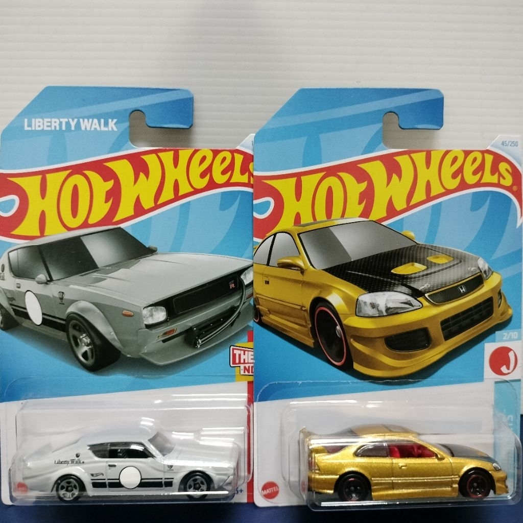 Hot Wheels 風火輪 2台一組合售 Honda Civic Si+LBWK Nissan天際線2000GT-R | 蝦皮購物