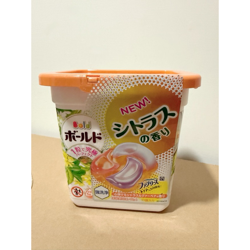 日本 寶僑P&G Bold 洗衣球 / 粒究極柑橘馬鞭草(橘) | 蝦皮購物