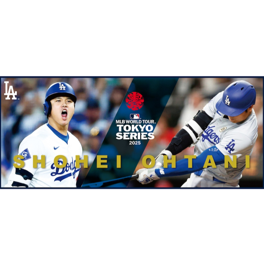 呱呱代購】2025 MLB 東京開幕戰道奇小熊大谷翔平專區立牌鑰匙圈