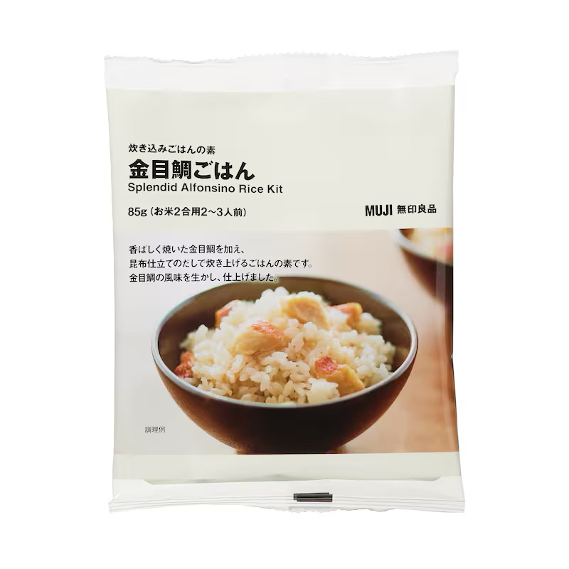 日本 MUJI 無印良品 金目鯛 炊飯料 拌飯料理 日式炊飯 調味包 雜炊 炊飯 | 蝦皮購物
