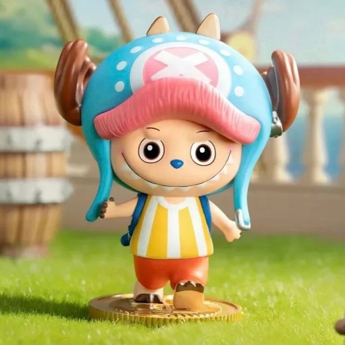 快速預購Labubu 海賊王確認款隱藏泡泡瑪特拉布布盲盒公仔喬巴魯夫蒙奇D