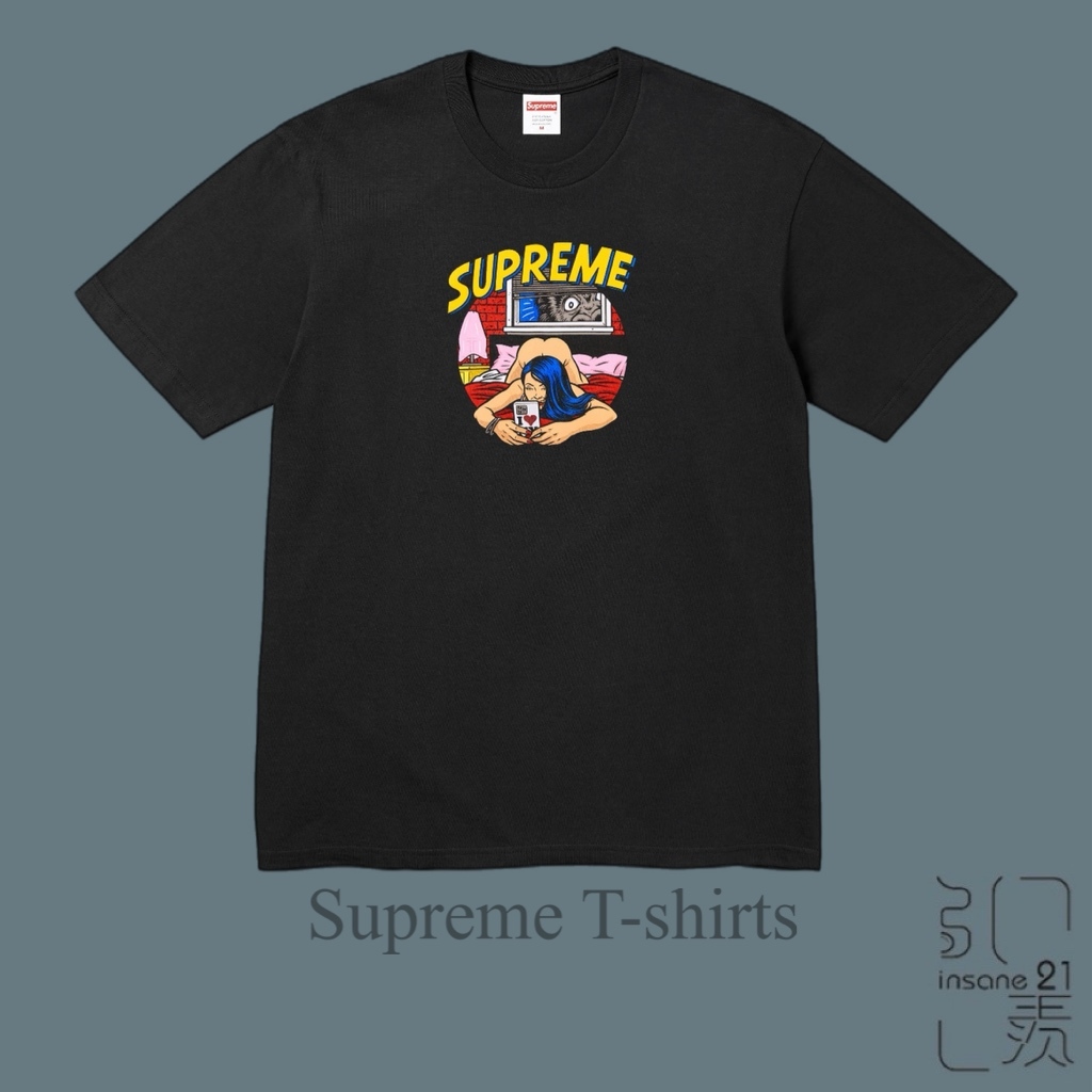 SUPREME 25SS BEDROOM TEE 臥室造型印花白//黑短袖上衣日本潮牌