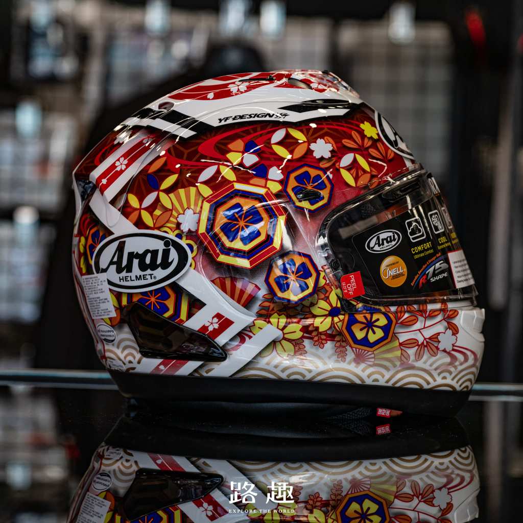 路趣】Arai RX-7X Nakagami GP3 中上貴晶彩繪全罩式安全帽| 蝦皮購物