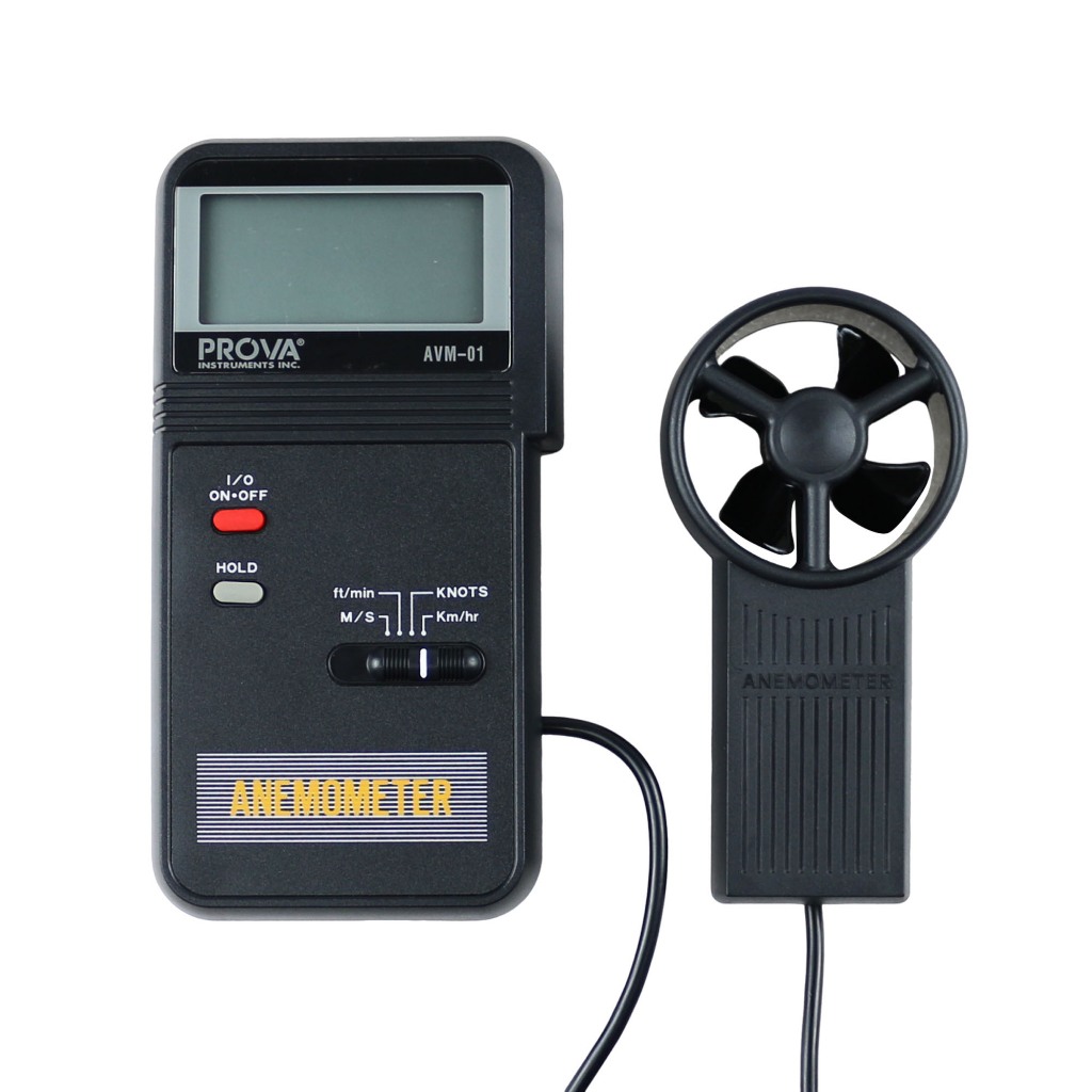 TES 泰仕PROVA 風速計52mm分離式風扇台灣製(AVM-01) 風速檢測計轉輪式