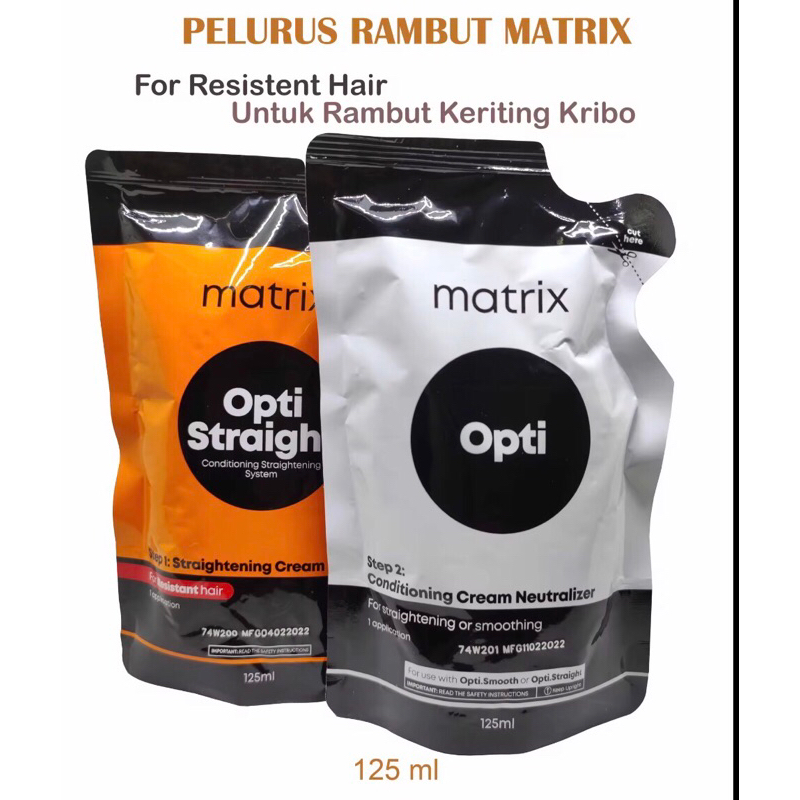Matrix Mini Opti Straight Sachet 125ml x2 | 蝦皮購物