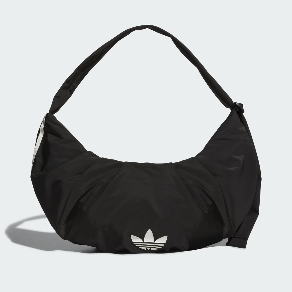 Threeg ADIDAS OG 雲朵包 隨身包 斜背包 拉鍊 可調節背帶 黑色 小款 KA9266 大款 KA9271 | 蝦皮購物