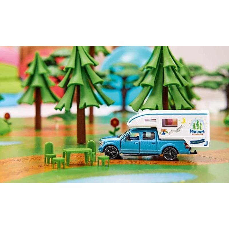 《64SHOP》SIKU｜Ford F-150 Raptor｜福特皮卡F150露營車 可拆卸｜1/64合金模型車 | 蝦皮購物