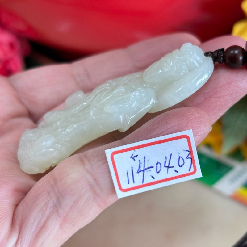 附證書）天然和田玉羊脂白觀音台灣現貨觀音菩薩和闐羊脂白觀世音