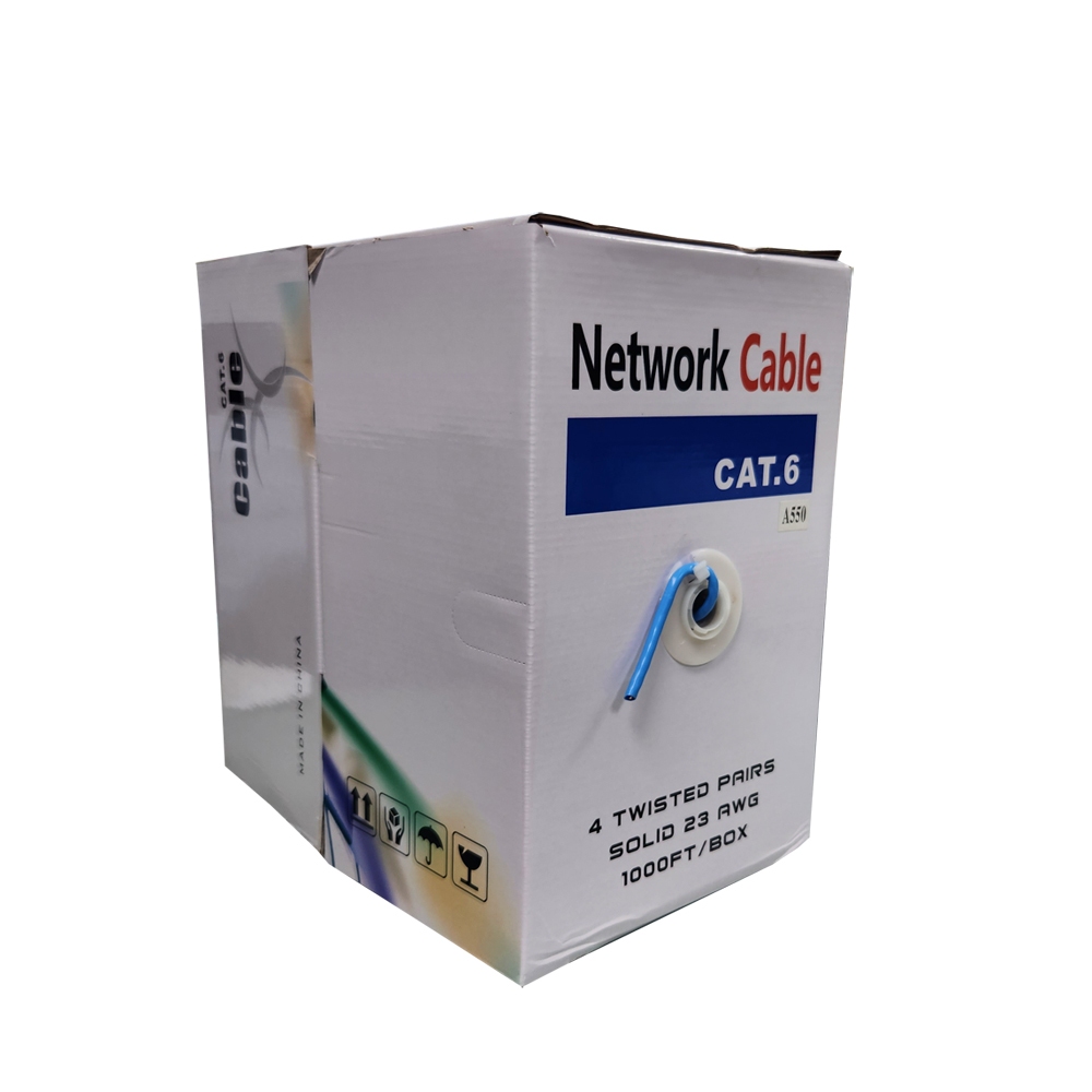 【宇晨I-Family】CE認證 CAT 6 10bps 雙屏蔽室內用線 網路線 高速網線 整箱 | 蝦皮購物