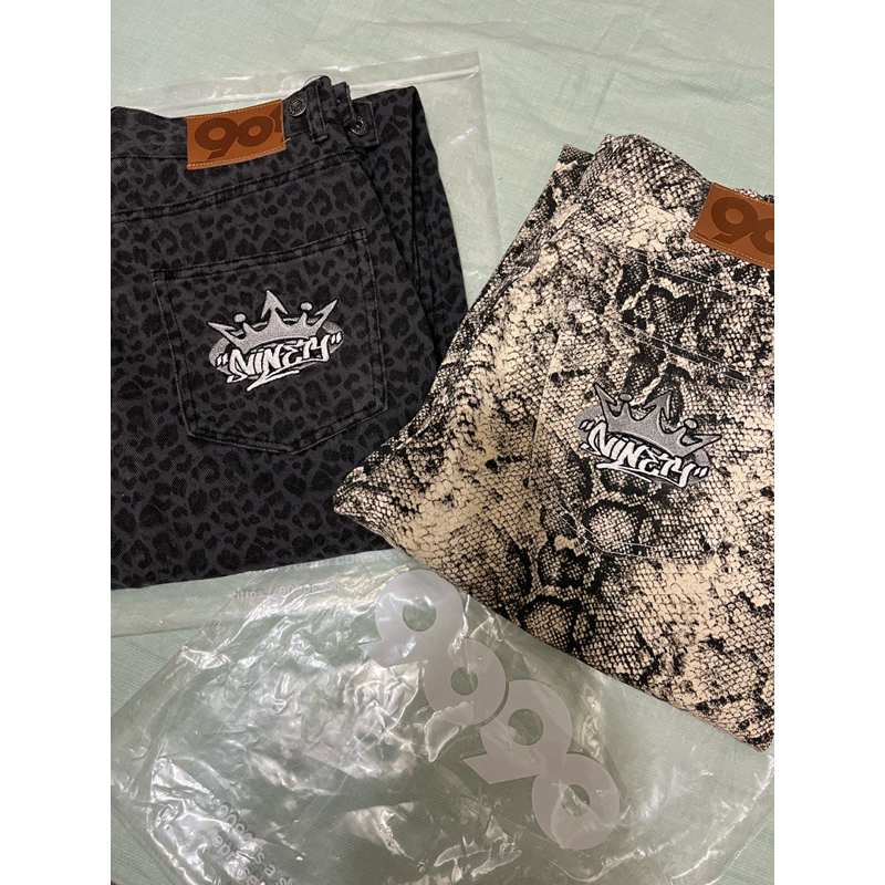 9090 King Logo Assort Ballon Buggy Pants | 蝦皮購物