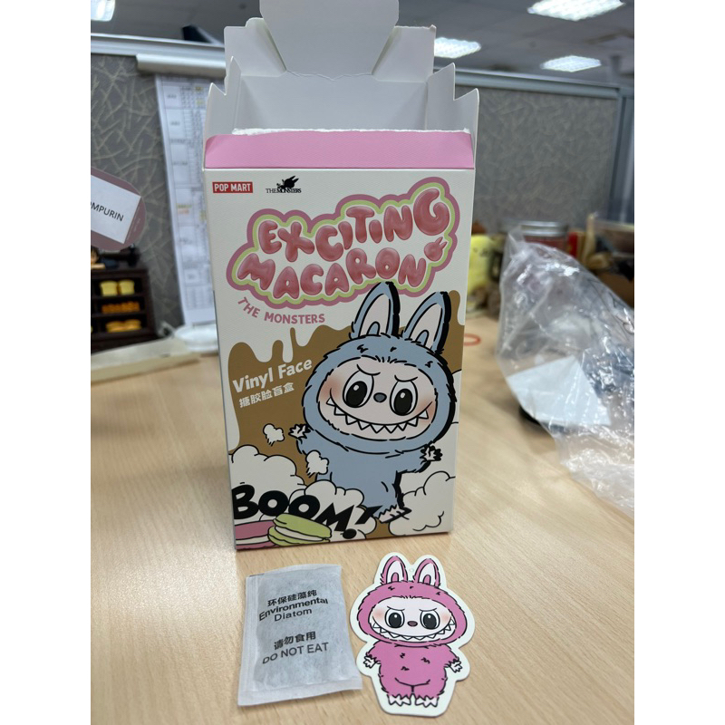 Pop Mart 泡泡瑪特盲盒手辦- The Monsters Labubu 心動馬卡龍搪