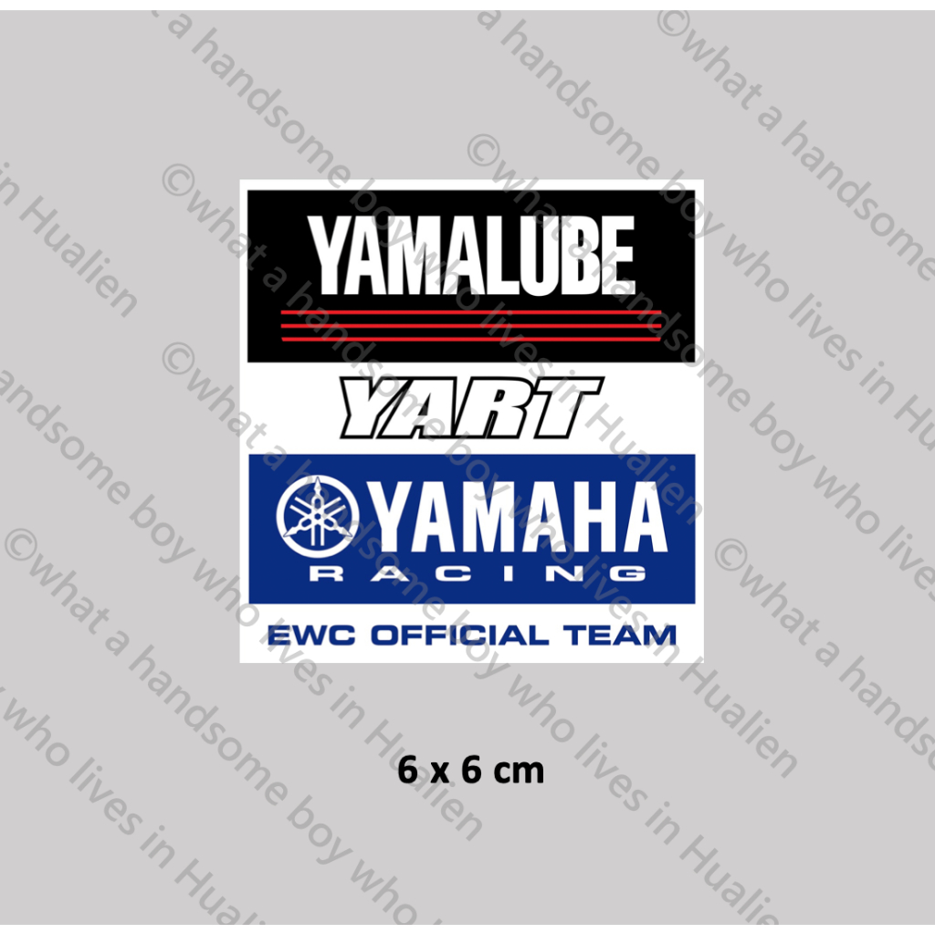YART 耐力賽 YAMAHA 山葉 防水反光 貼紙 車貼 贊助商 R1 R6 R9 R7 R3 R15 MOTOGP | 蝦皮購物