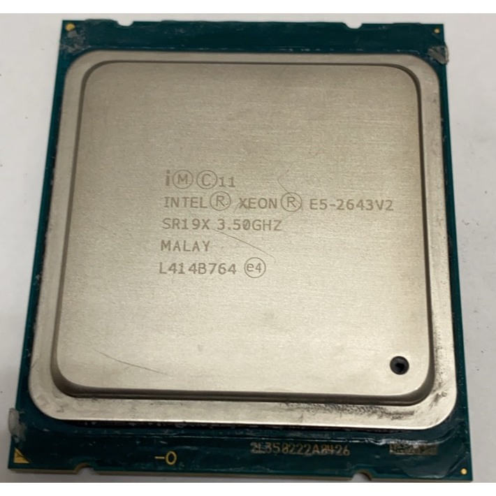 【尚典3C】Intel Xeon 處理器 E5-2643 v2 25M 快取記憶體3.50 GHz 中古*二手 | 蝦皮購物
