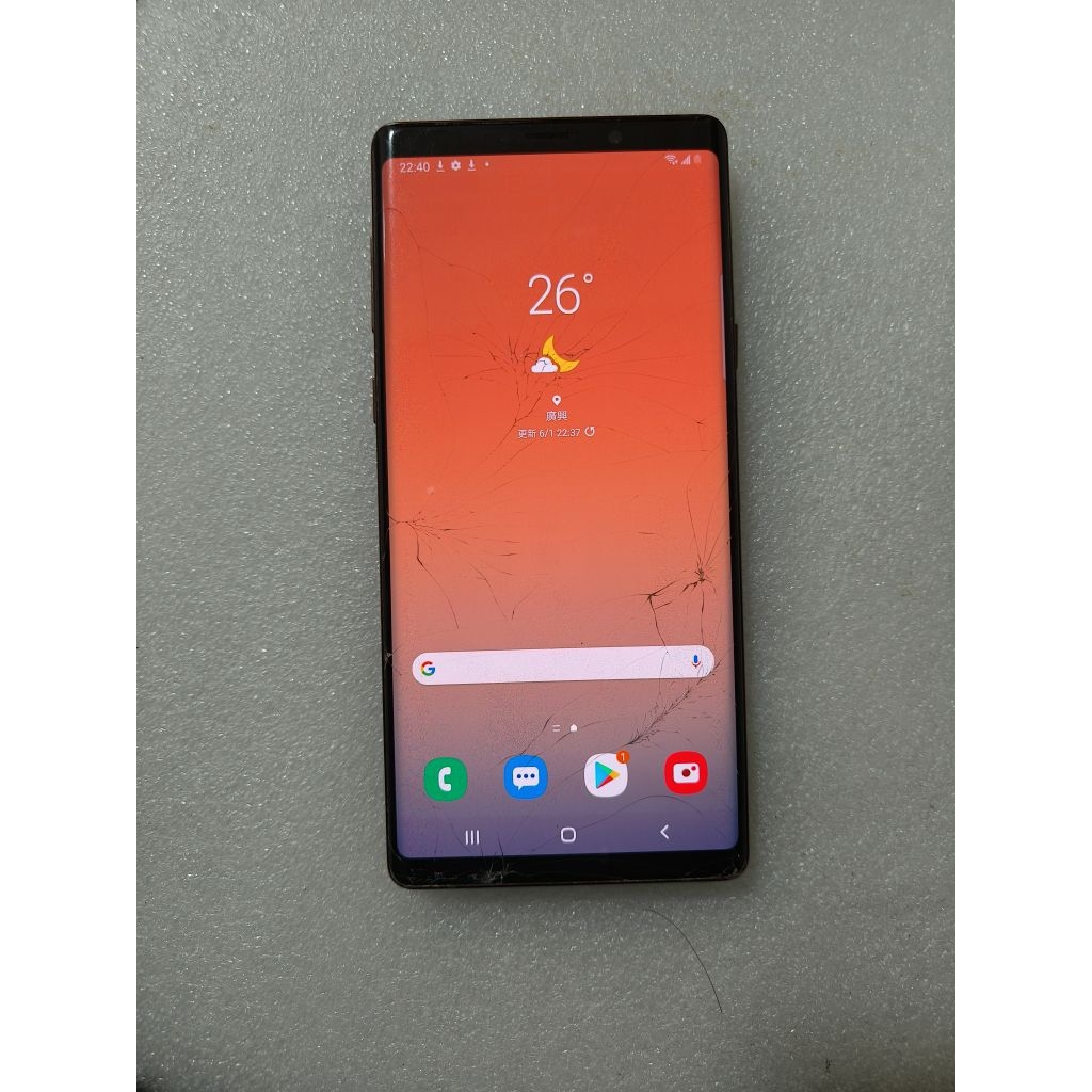 零件機SAMSUNG Galaxy Note 9 128GB(外屏裂觸控顯示正常) | 蝦皮購物