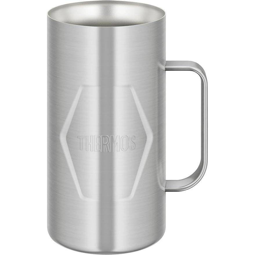 純銀杯(1000S)３.５寸(直径10.５cm)、日本製 附發票日本THERMOS 膳魔師JDK-1000 不鏽鋼真空隔熱保溫杯啤酒杯1000ml