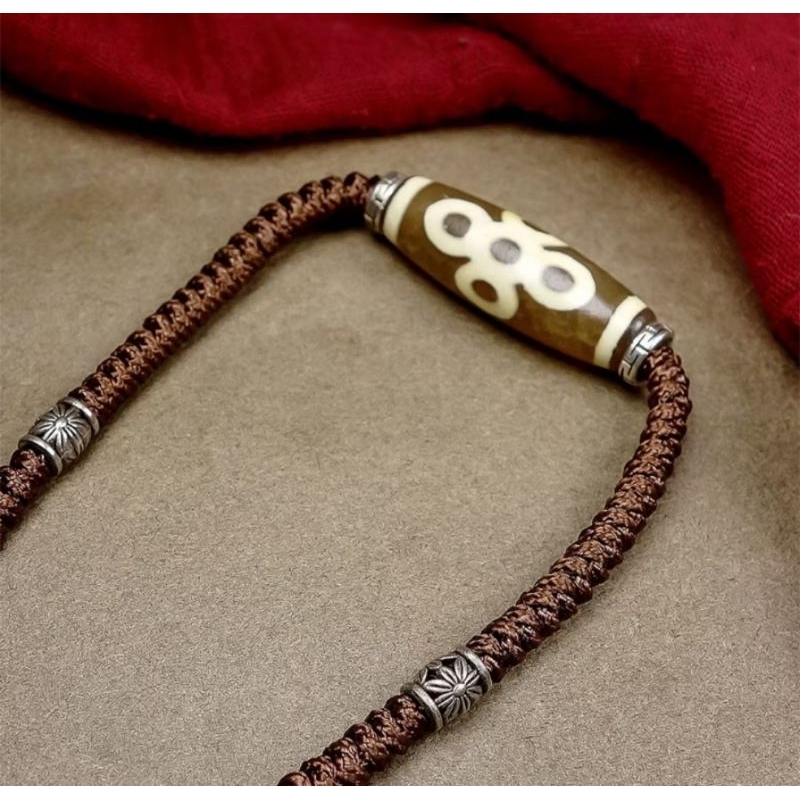 閃電五眼天珠（10~13mm）+金太陽/綠沁/閃五/瑪瑙設計款手珠串🐒+