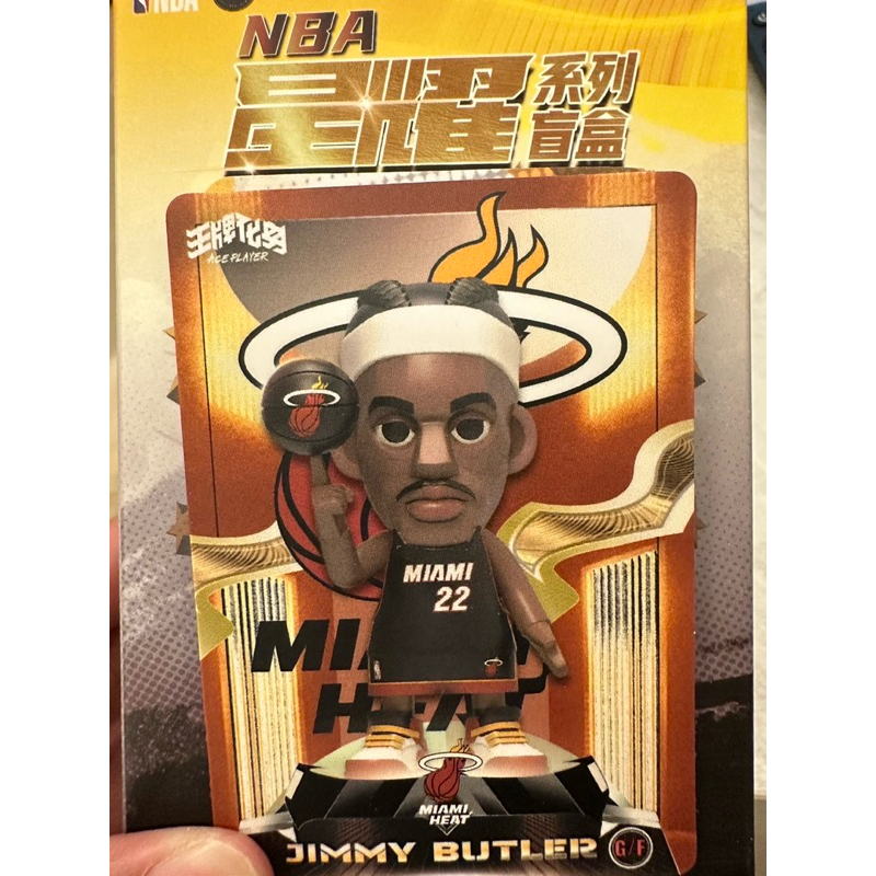 「現貨秒出」NBA 王牌化身 盒抽公仔 星耀系列 Jimmy Butler 吉巴 士官長 盲盒 籃球公仔 已拆盒未拆袋 | 蝦皮購物