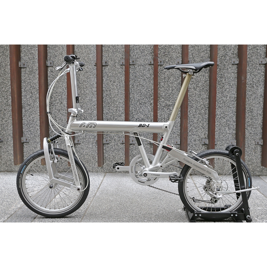 極美日本版2004 r&m BD-1 CAPREO BIRDY 9速浮雕髮絲銀經典鳥圓管鳥鳥車