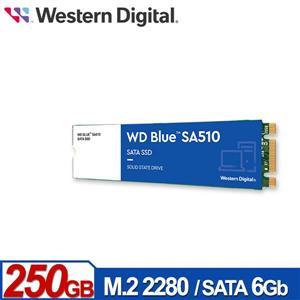 WD 藍標SA510 1TB M.2 2280 SATA SSD • 連續讀取速度高達560MB/s、連續
