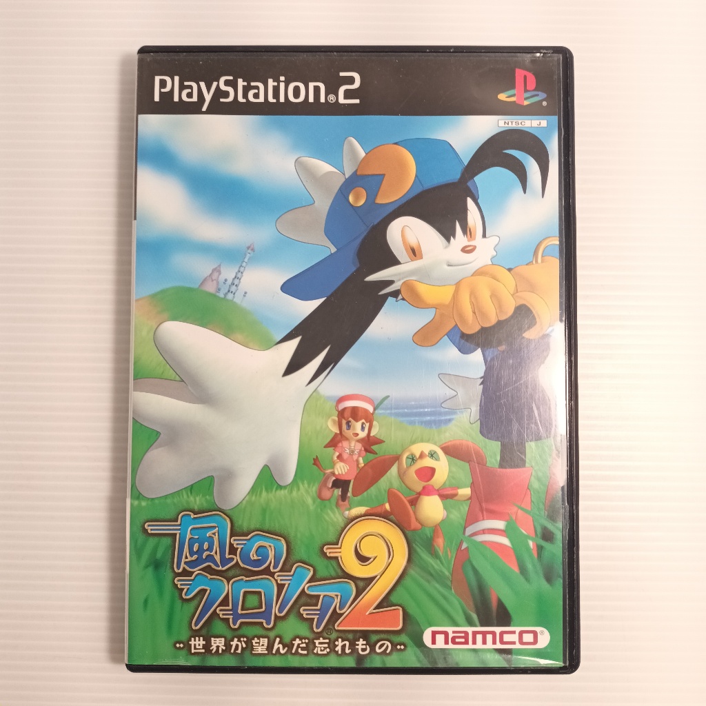 Jeu rare PS2 Klonoa 2 Lunatea's Veil Complet FR Excellent