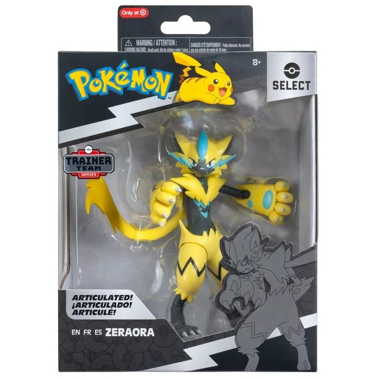 台灣現貨 美版 JAZWARES 6吋 Pokemon Select寶可夢精選 捷拉奧拉 可動人偶公仔 | 蝦皮購物