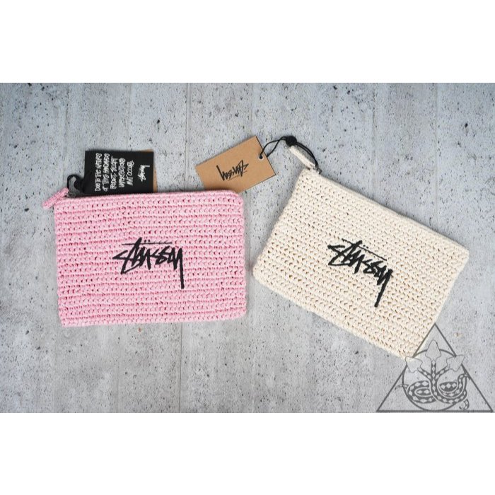 HYDRA】Stussy Woven Zip Pouch 編織零錢包錢包化妝包【SUY91】 | 蝦皮購物