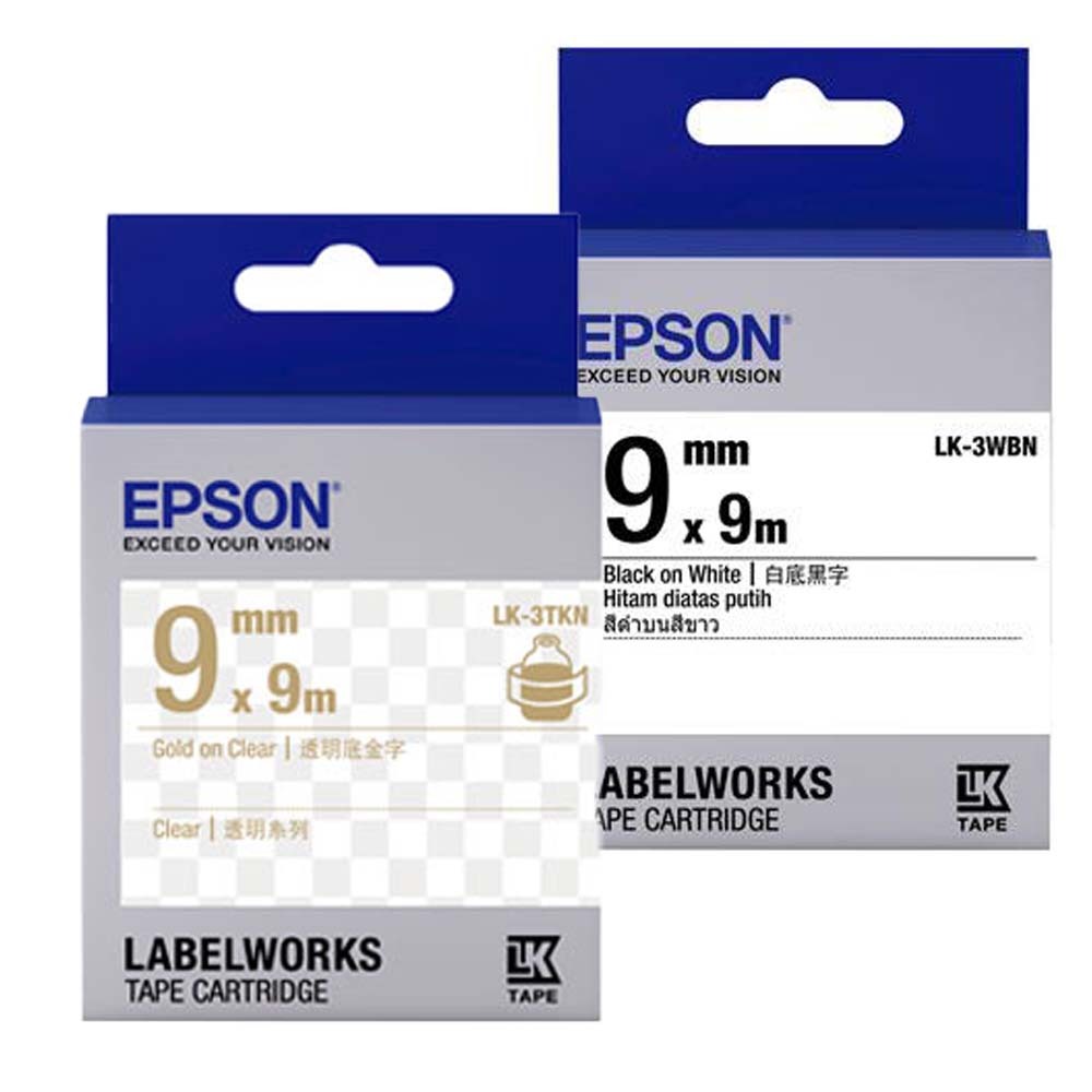 OA 小舖 EPSON 含稅附發票 9mm標籤帶 原廠公司貨 適用LW-600P C610 K460 | 蝦皮購物