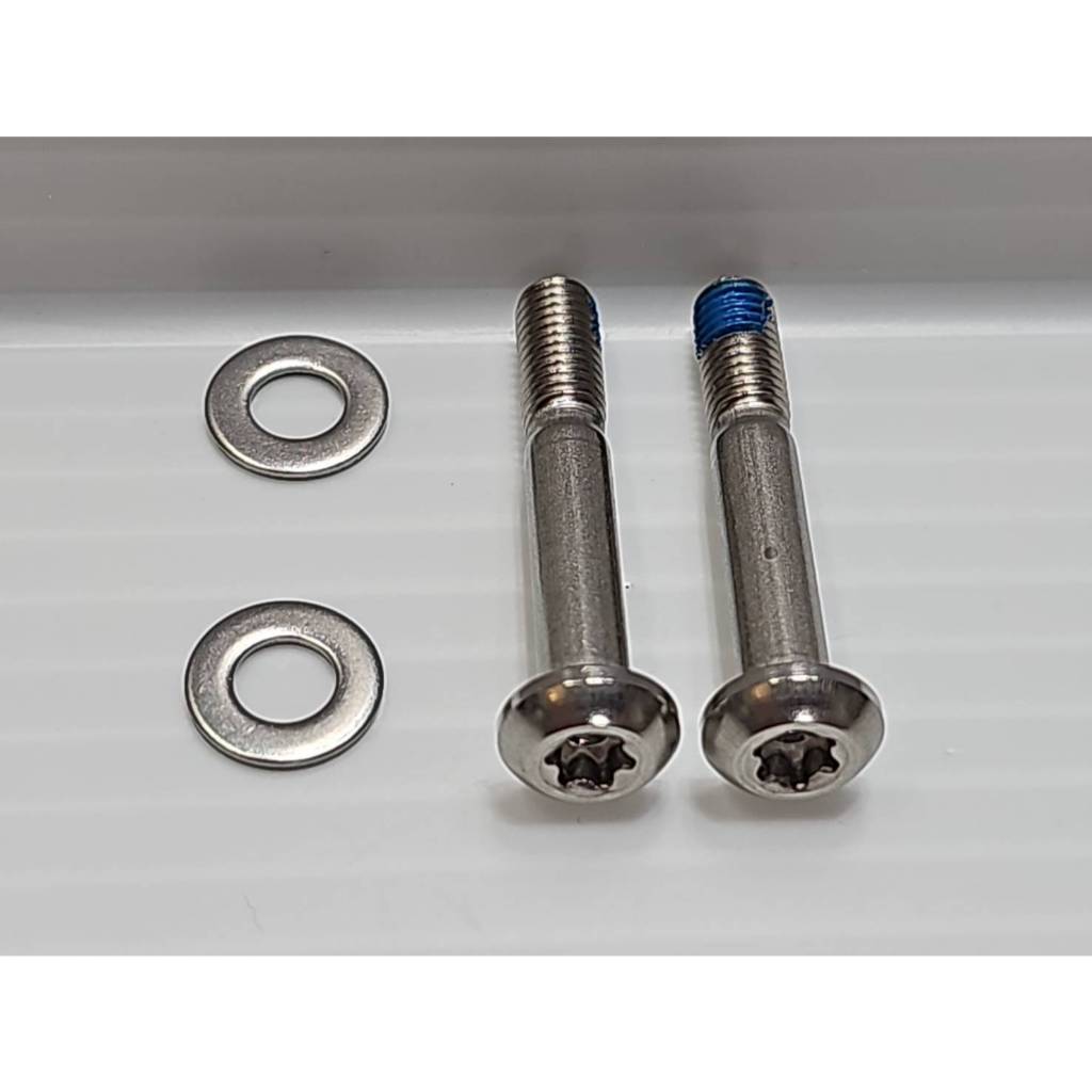 原廠散裝 SRAM 碟煞座螺絲 碟煞卡鉗螺絲 後碟剎用 不鏽鋼 T25 32mm 2支入 00.5318.005.006 | 蝦皮購物