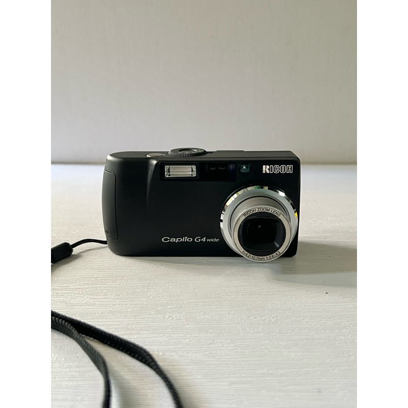 Ricoh Caplio G4 Wide復古CCD長條麵包相機黑| 蝦皮購物
