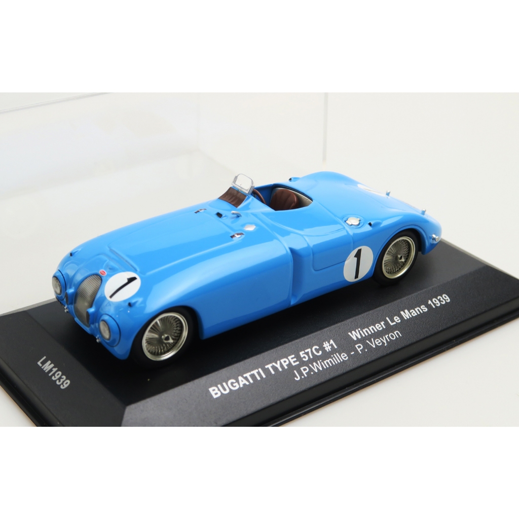 1939 BUGATTI 57C Le Mans winner #1 Blue [LM1939