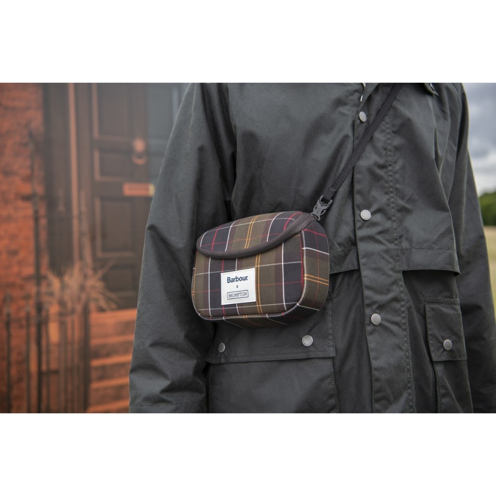 JAPAN Barbour x Brompton Zip Pouch 聯名款自行車包小布專用車架包