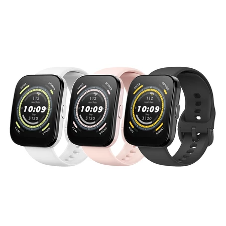 超大螢幕的全能標竿：Amazfit Bip 5 智慧手錶 —— 支援藍牙通話、內建 GPS 的入門級性價比王者