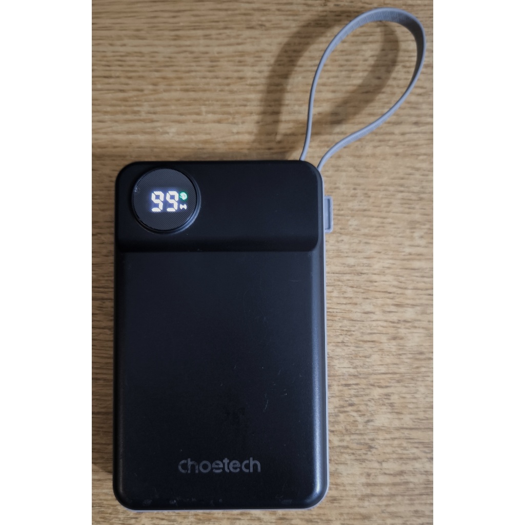 #Choetech B695 多功能自帶線 MagSafe 磁吸行動電源(38.5Wh) 可上飛機(10000mAh) | 蝦皮購物