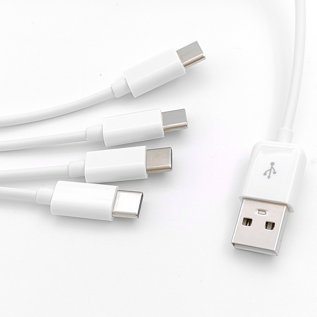 家護保｜USB一充四MICRO插頭 USB一充四TYPE-C插頭 USB充電線 | 蝦皮購物