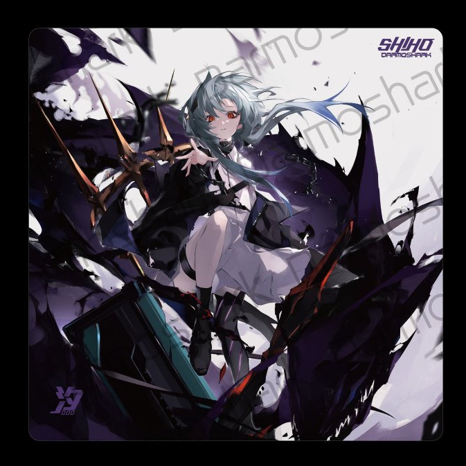 Darmoshark GP501 汐-SHIHO 500x500mm 玻璃滑鼠墊| 蝦皮購物