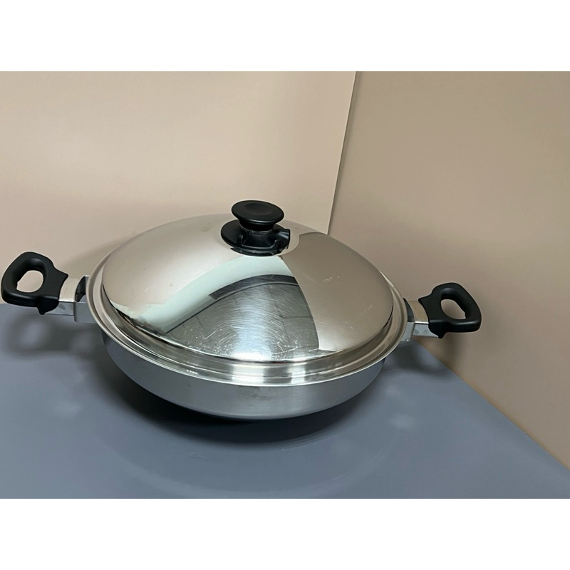 Amway - Amway Queen深型片手鍋無水鍋20cm Amway Queen Titanium Crown Stainless Steel Cookware Set