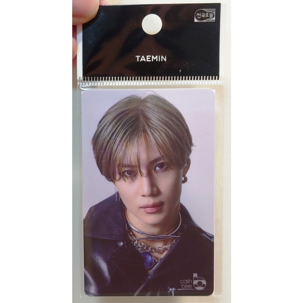泰民TAEMIN (SHINee) Cashbee 韓國交通卡SM 偶像韓星韓團交通卡| 蝦皮購物