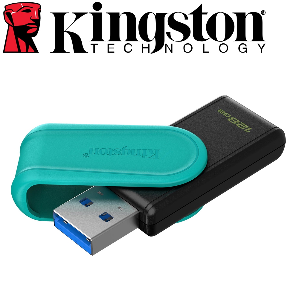 Kingston 金士頓128G Exodia S USB3.2 DTXS/128GB 隨身碟旋轉帽蓋
